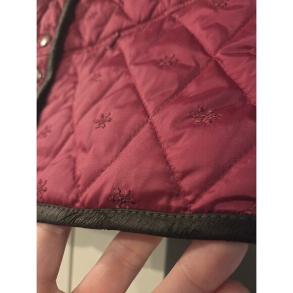 Eddie Bauer Primium Goose Down 650 Fill Puffer Vest Sz XL Quilted Snowflakes - Picture 3 of 13